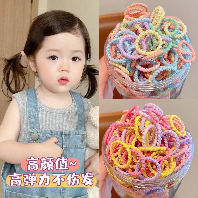LB Collections Mini Spiral Hair Ties - Pastel Candy Series