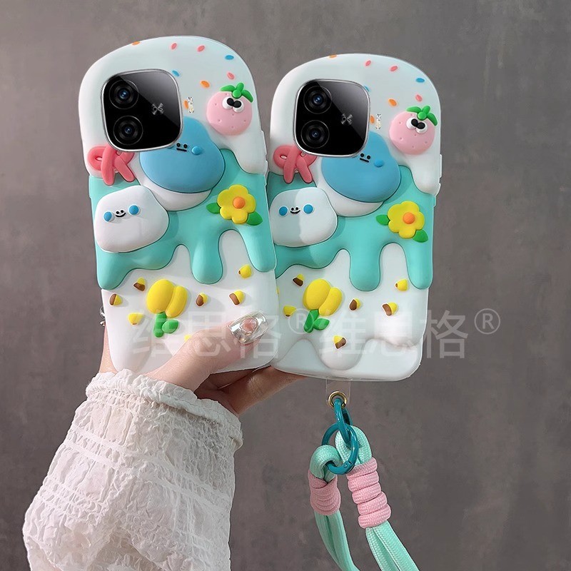 ไอศกรีมลมเหมาะสําหรับ Apple 16 15pro Day 17promax Unique Xiaomi 17prom Samsung s23u12.28