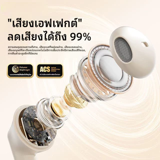 【รับประกัน 3 ปี】A03 หูฟังบลูทูธแบบสอดหู ลดเสียงรบกวน เสียง HiFi สำหรับออกกำลังกายและฟังเพลง เหมาะกับทั้ง Android และ iOS