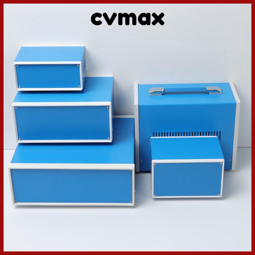 Cvmax กล่องโลหะอิเล็กทรอนิกส์ DIY สําหรับใส่จัดเก็บอุปกรณ์อิเล็กทรอนิกส์