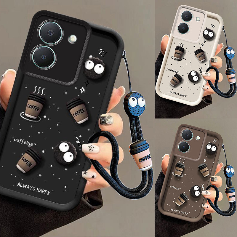 เคส vivo y27 5g เคส vivo y36 5g ถ้วยกาแฟ เคสโทรศัพท์ป้องกันการตก bts