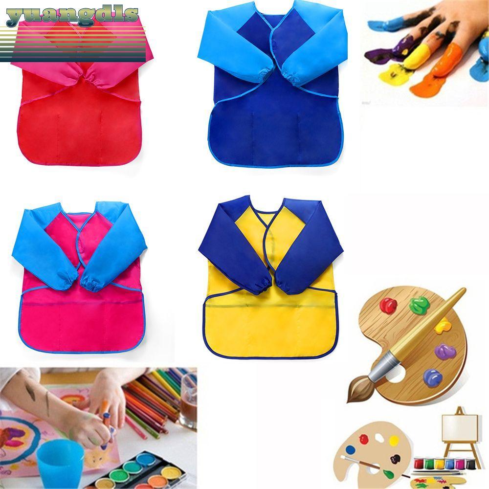 YUANG เสื้อศิลปะเด็ก เสื้อกันเปื้อนเด็ก Apron for kids 3-8 ขวบ Sensory Play