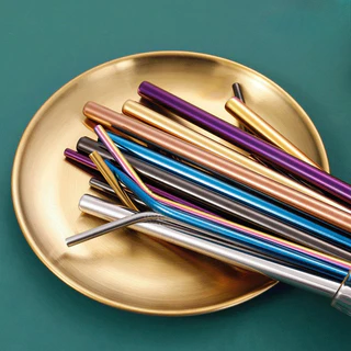 หลอดเครื่องดื่มที่มีสีสันหลอดเครื่องดื่มกาแฟหลอดชานมไข่มุกหลอดสแตนเลส