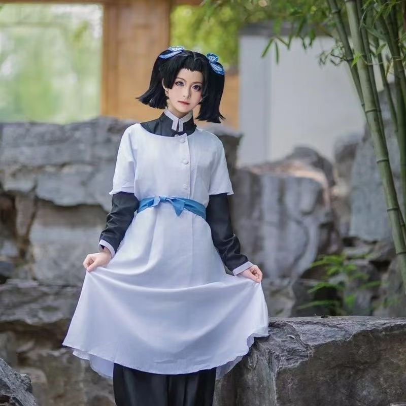 เสื้อผ้าคอสเพลย์ Demon Slayer แบบ Kanzaki Aoi สำหรับทั้งชายและหญิง