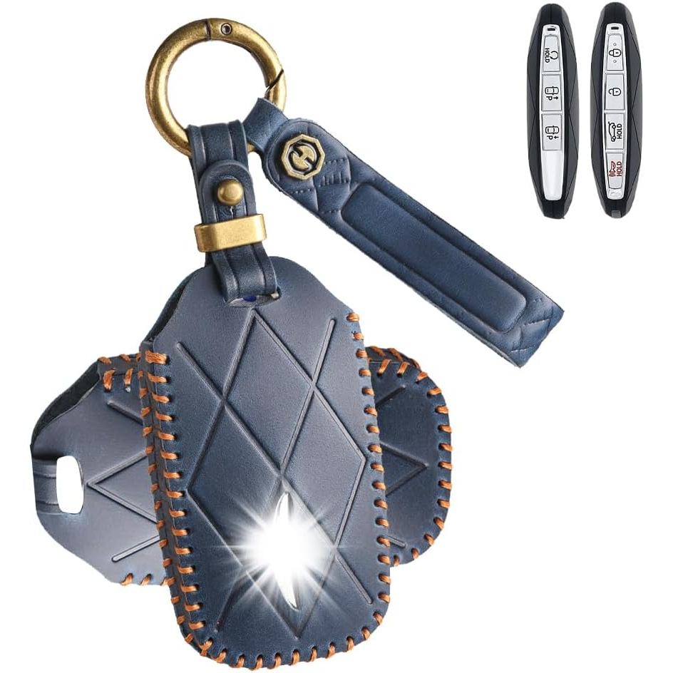 กุญแจรถ Fob ฝาครอบใช้งานร่วมกับ Genesis G70 G90 GV60 GV70 2023 2024 2025 สําหรับ G80 GV80 2024 2025 