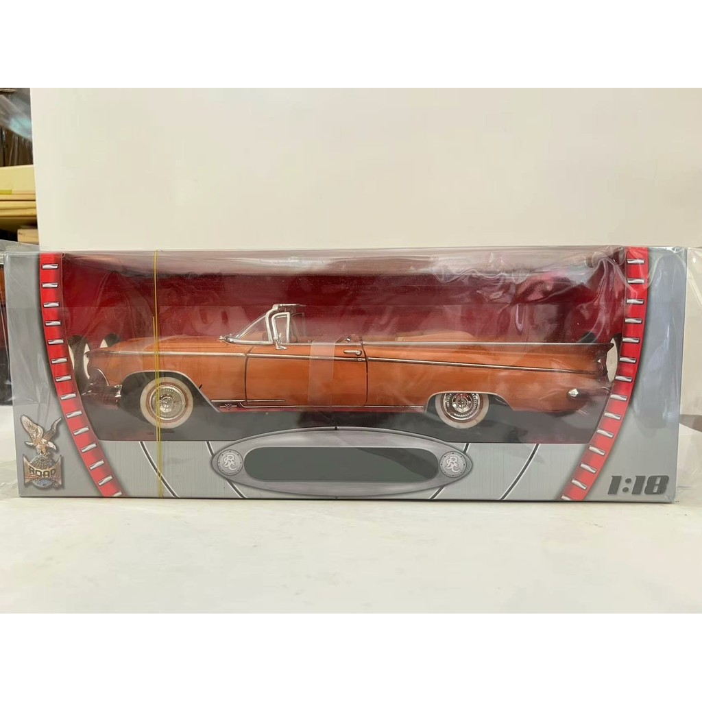 Road Signature 1: 18 Scale 1959 Buick Electra 225 สีส้ม, 888 หยวนหนึ่งชุด SF จัดส่งฟรี