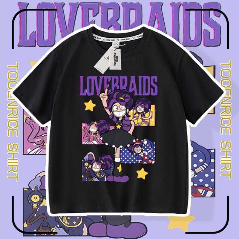 เสื้อยืดแขนสั้นลาย Poppy Time Play Lily Lovebraids สำหรับเด็กและผู้ใหญ่ 100-150cm เสื้อยืดคอตตอน ราคา ถูกที่สุด ดีลบีเคเค แกลเลอรีภาพที่ 8