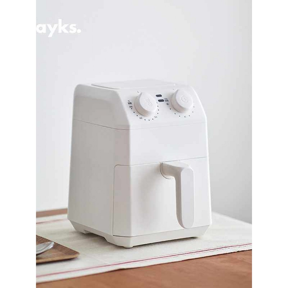 Olayks olayks Air Fryer สไตล์ใหม่ในครัวเรือนหม้อทอดไฟฟ้าขนาดเล็กสมาร์ท 3L มัลติฟังก์ชั่นหม้อทอดไฟฟ้า