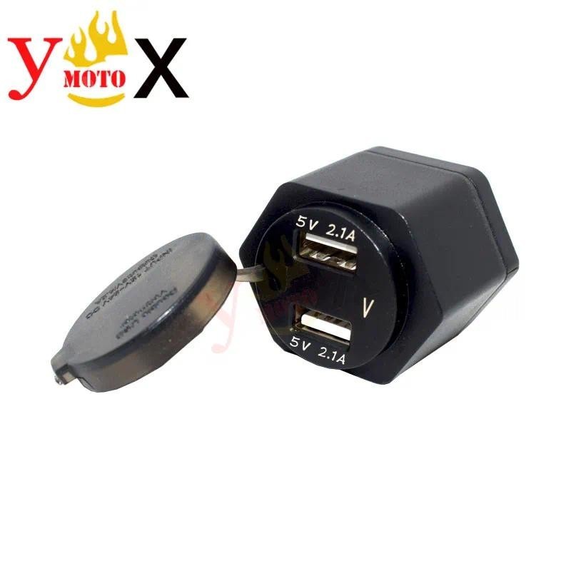 2.1A Dual USB ชาร์จโทรศัพท์อะแดปเตอร์ซ็อกเก็ตสําหรับ BMW C400GT/X F750GS F850GS C600GT R1250GS K1600