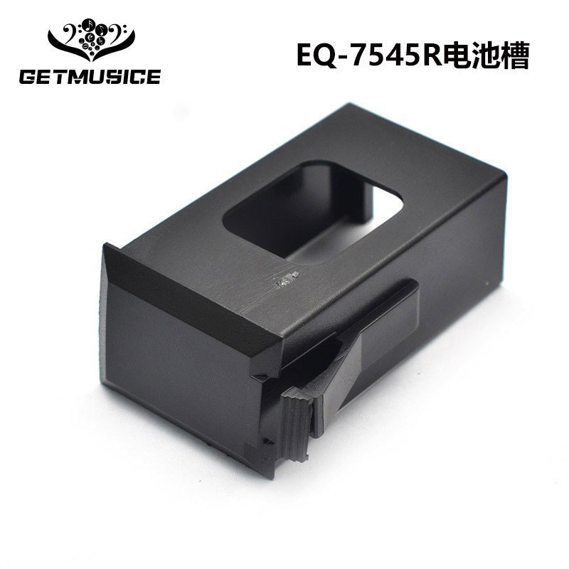 Pickup Battery Slot EQ-7545R/LC-5 แบตเตอรี่ 6F22 Draw Slot กีตาร์กล่องแบตเตอรี่แผ่นสีดํา