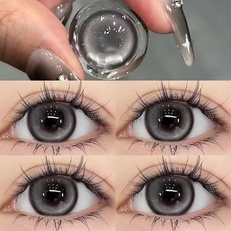 contact lens brown contact lens contact lens power แพ็คเกจ 2 ชิ้น] สายคล้องคอนแทคเลนส์เครื่องสําอางข