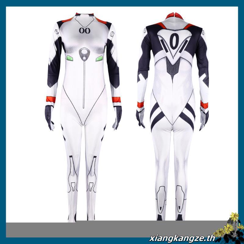 D.va Overwatch Ayan Rei EVA U-09 ชุดจั๊มสูทคอสเพลย์ เกมสันติภาพ Qiyana เซ็กซี่ สําหรับผู้หญิง