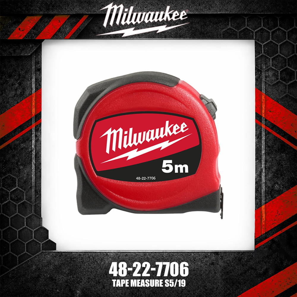 ตลับเมตร Milwaukee 48-22-7706/48227706 48-22-7708/48227708 เครื่องมือวัดและสกัด