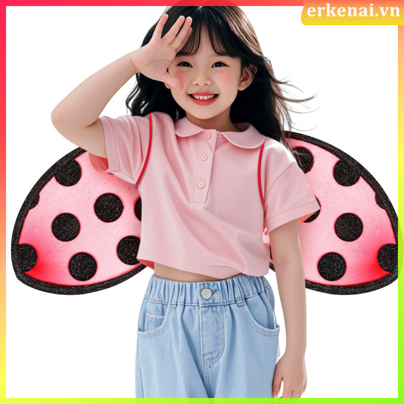 ตาข่ายคอสเพลย์ Wing Ladybug ชุดเด็ก Ladybug Wing สาว Ladybug เครื่องแต่งกายเด็ก Ladybug Wing สําหรับ