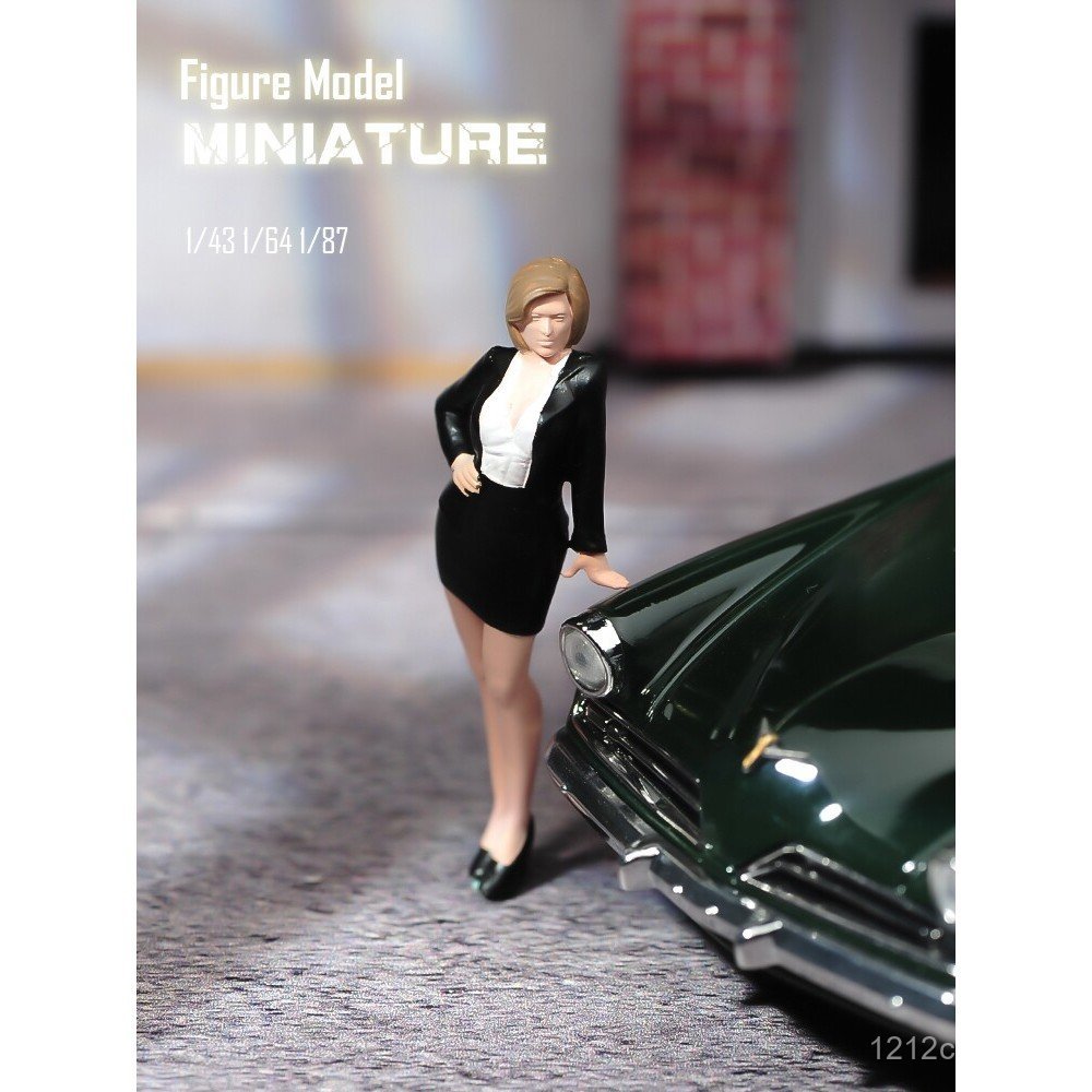 ขายร้อน 1/87 1/64 1/43 X ไฟล์ Dina Scollie สีชุดภาพวาด Miniature รูปตกแต่ง 8Z8J