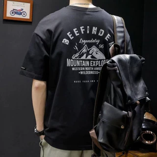 Woo Right 280g เฮฟวี่เวทย้อนยุคเมฆย้อมพิมพ์เสื้อยืดแขนสั้นผู้ชายฤดูร้อนหลวมอินเทรนด์แบรนด์เสื้อยืดครึ่งแขนอเมริกัน /5