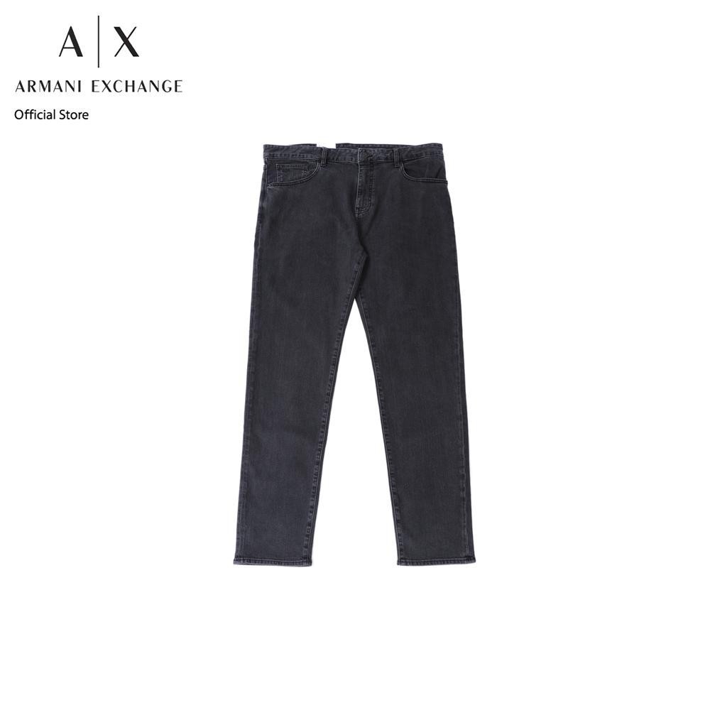 Armani Exchange กางเกงยีนส์ผู้ชาย รุ่น XM000049-AF14604-M8088- สีดำ