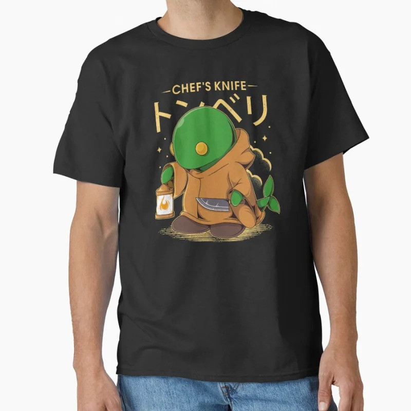 เสื้อยืดวิดีโอเกม Tonberry ffxiv Final Fantasy XIV สไตล์เรโทรยุค 80 สำหรับผู้ชาย ผ้าฝ้าย 100% ขนาดให