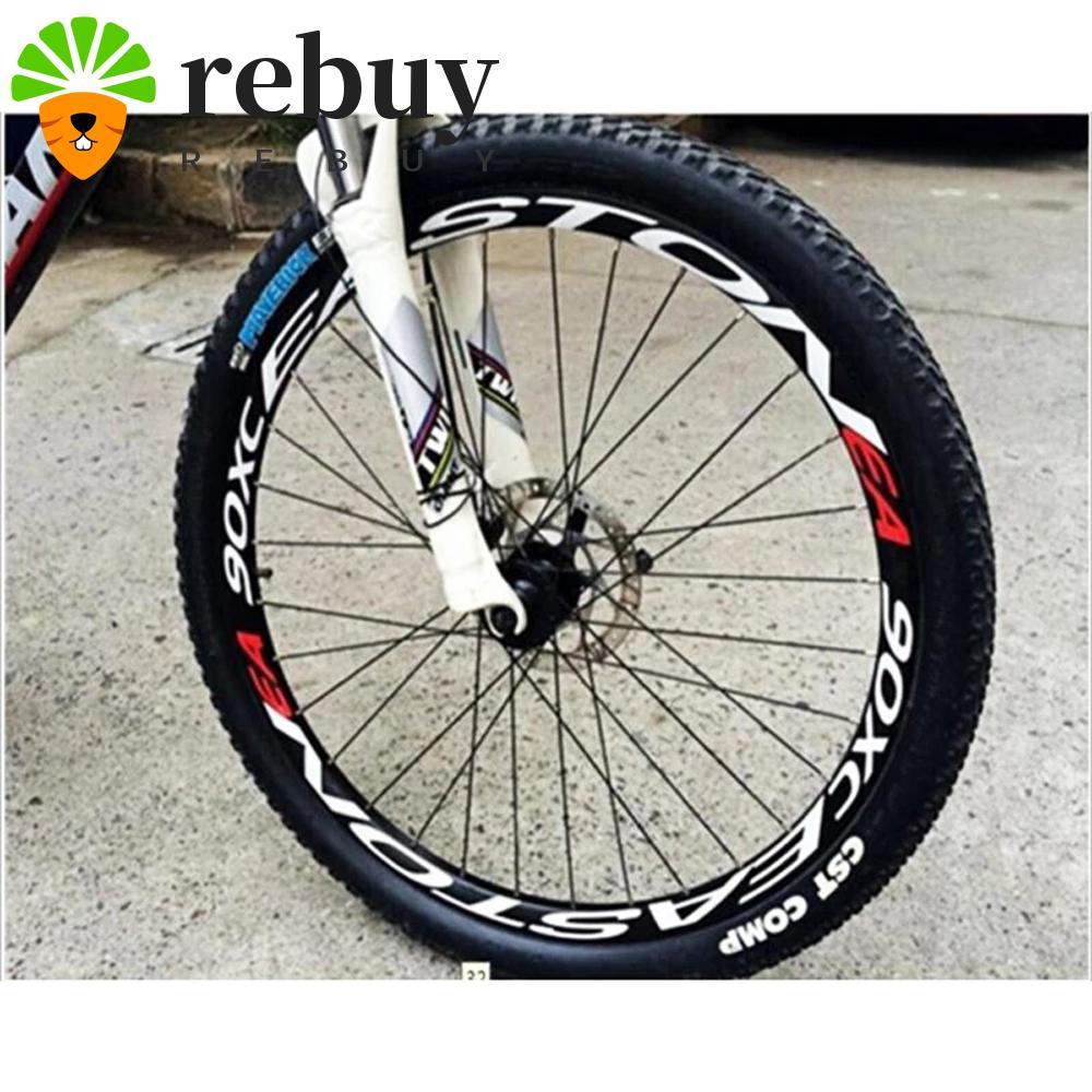 สติกเกอร์และดีคอลล์ป้องกันขอบล้อยางสำหรับจักรยาน MTB ปลอดภัยขณะขับขี่