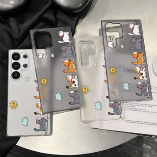คสโทรศัพท์ for Samsung A57 A37 A56 A17 A07 5G Case A06 A05S A55 A35 A36 A15 A26 A55 S26 S23 S25 Ultra S24 FE น้ำค้างแข็ง