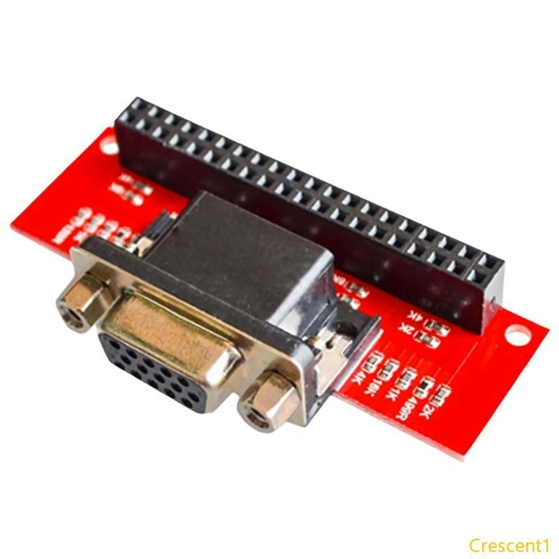 Crescent1 VGA666 Digital To Visual Signal Transfer Circuit สําหรับคอมพิวเตอร์ขนาดเล็ก 2 3B และ B Plu