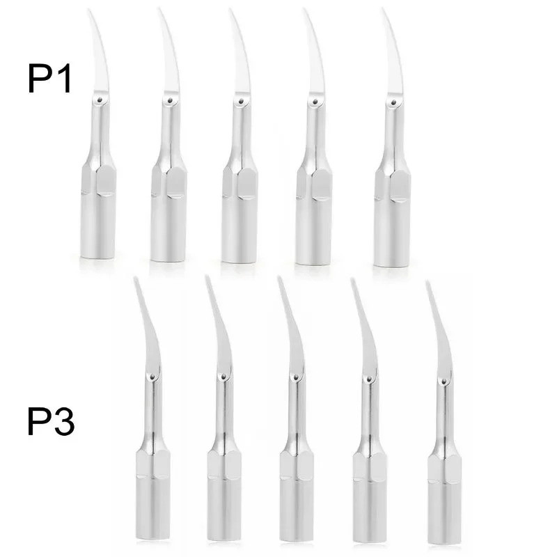 5 ชิ้นทันตกรรม Scaler เคล็ดลับ P1 P3 สําหรับ EMS นกหัวขวาน Ultrasonic Scaler Handpiece เครื่องมือทัน