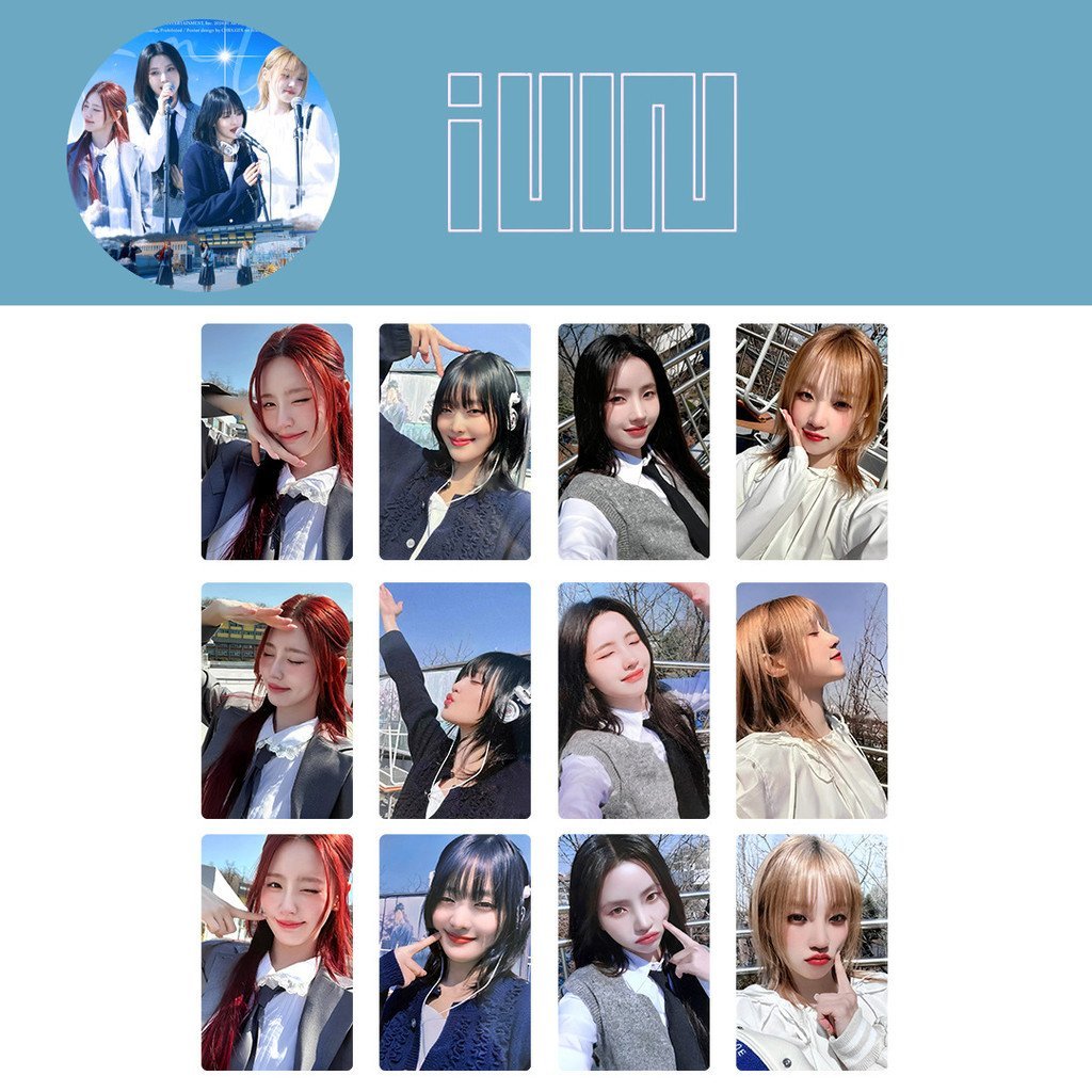 การ์ดเพลงนาฬิกาโชคชะตา GIDLE Zhao Meiyeon Song Yu Qitian Xiaojuan MINIE