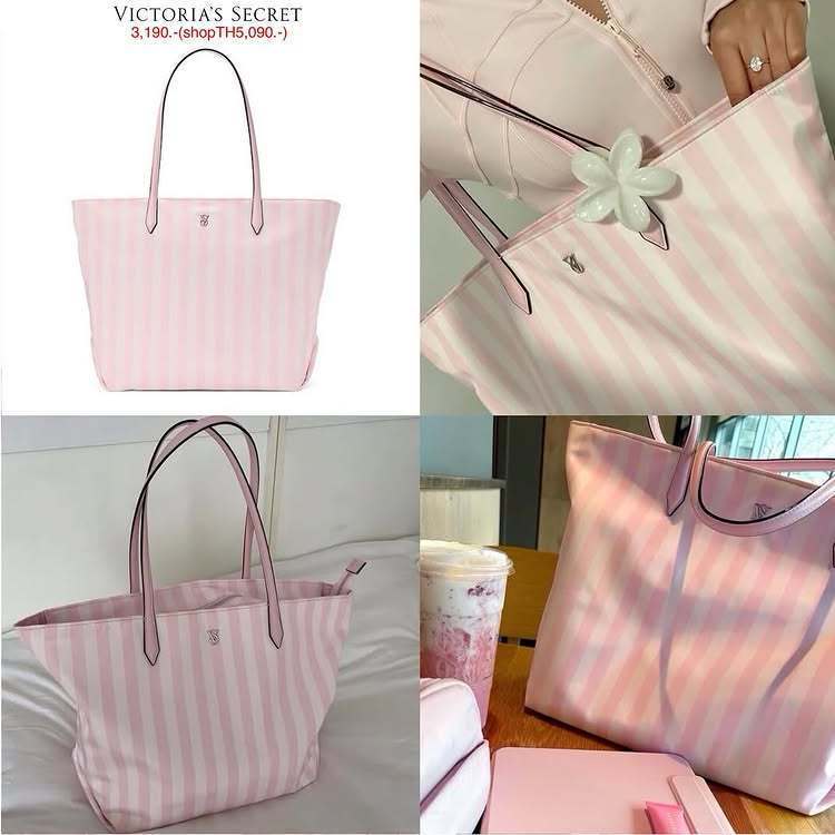 What’s in my tote bag Victoria Secret tote bag  💗🔖  ใครไม่ทันรอบที่แล้วรีบเอฟด่วนงับ👱🏻‍♀️🩰👚