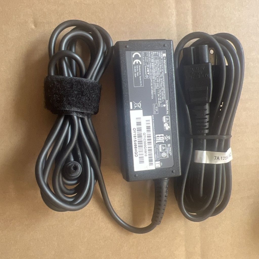 โตชิบาแท้19V2.37a อะแดปเตอร์ T230 T200 T210 Z30 Z830 Z935เครื่องชาร์จ
