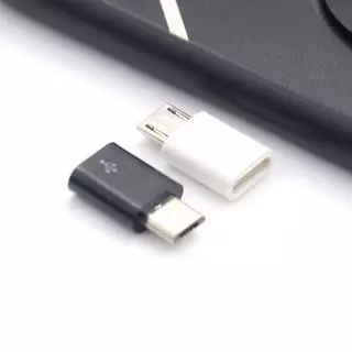 หัวแปลง Type-C ตัวเมีย เป็น Micro USB ตัวผู้ อะแดปเตอร์ชาร์จและโอนข้อมูล อุปกรณ์เสริม สำหรับโทรศัพท์แท็บเล็ต Android