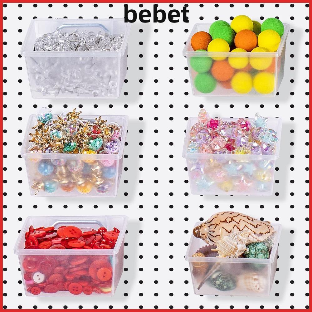 BEBET ถัง Pegboard, ตะขอ Pegboard PP, กล่อง Pegboard