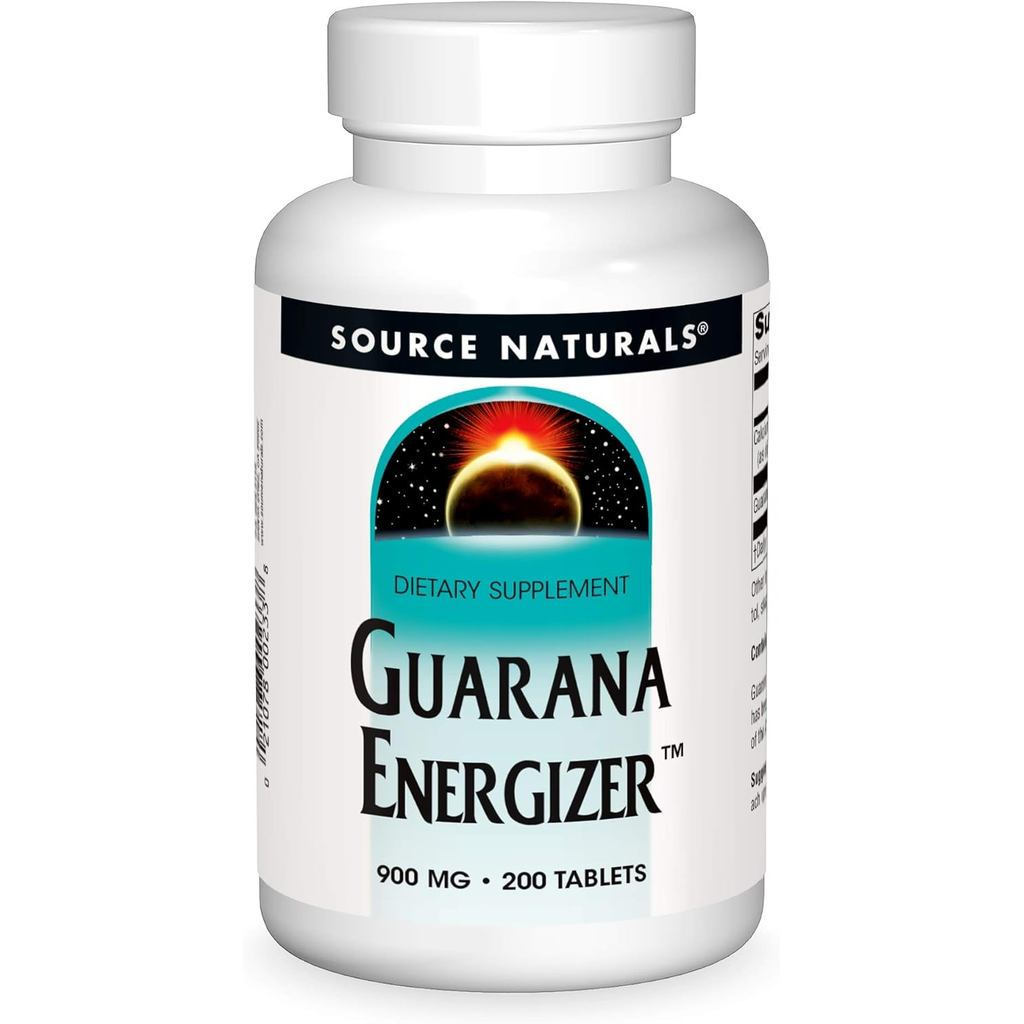 Guarana Energy Tablets900มิลลิกรัมของคาเฟอีนและพลังงาน-200ชิ้น