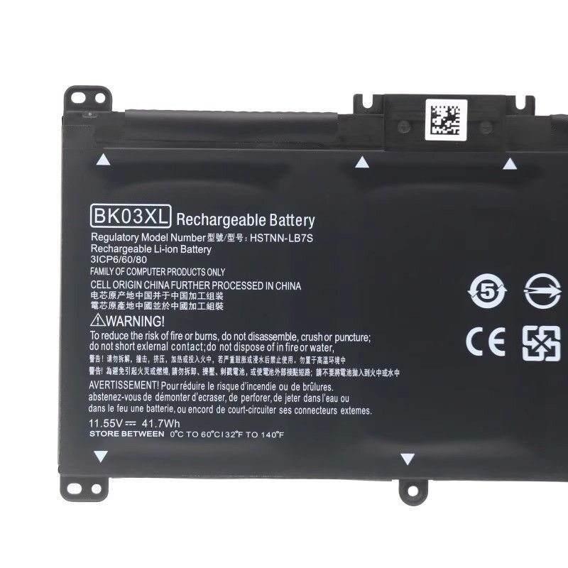 Applicable, HP BK03XL TPN-W125 14-BA033TX 14-BA047TX Laptop Battery