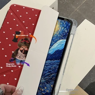 เคสป้องกันสําหรับ iPad Air6/Air7/Air8M2/M3 Air4/5 gen11 A16 10th generation 2026 Gen12Gen7 Gen8 Gen9 Mini6/7 air11/13 นิ้ว A17 Pro pro12.9 M4/M5 Y พับแท็บเล็ต