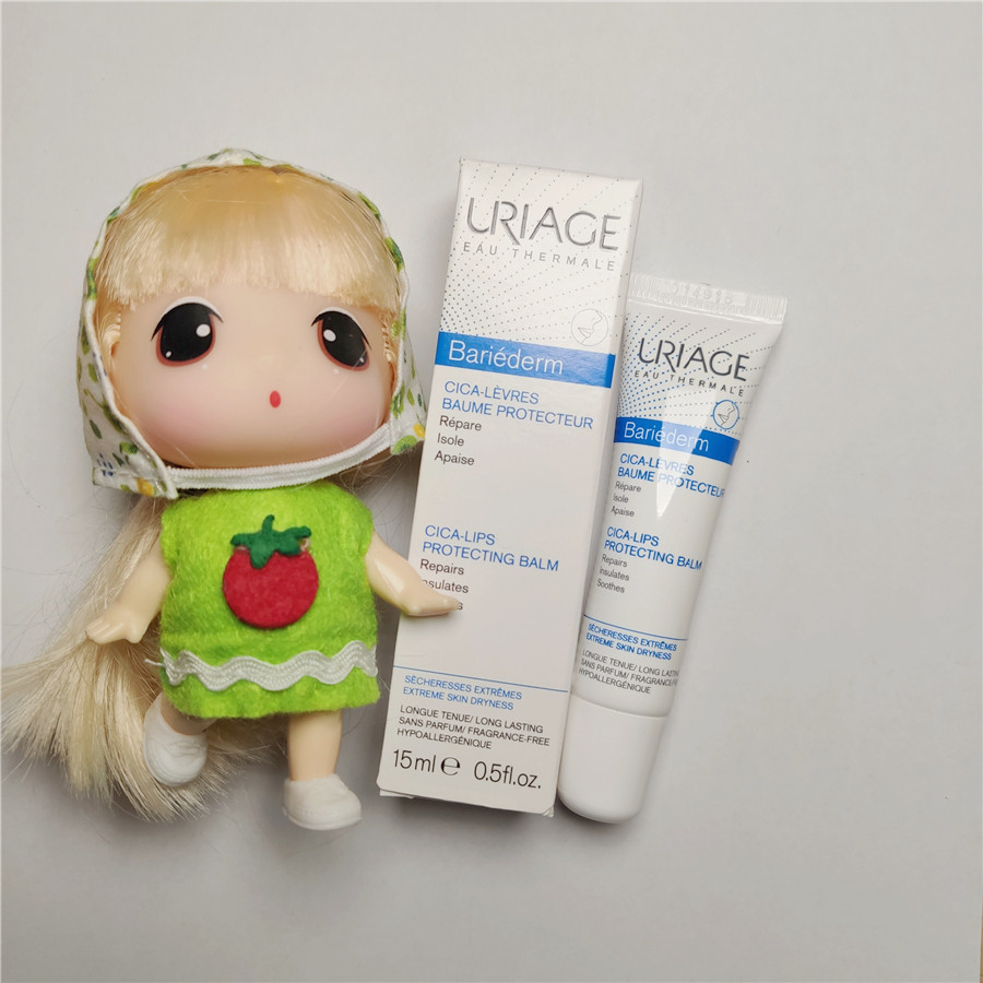 ลิปมัน lip balm Yes~uriage uriage Barié derm cica Soothing Repair Dry Skin Bandage Lip Balm 15ml