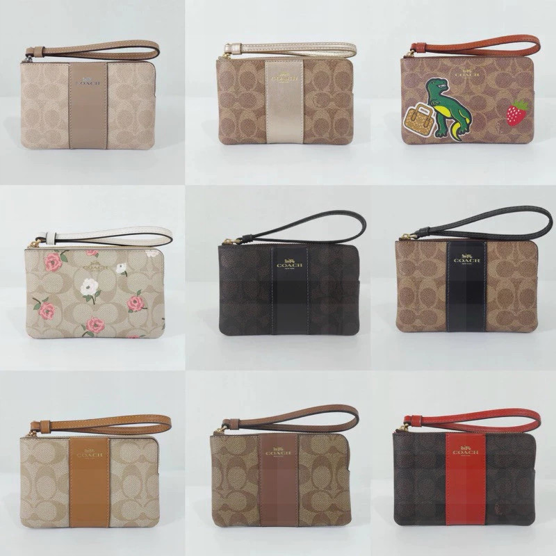 CW856 CW854 CR973 Wristlet กระเป๋าใส่เหรียญ กระเป๋าสตางค์ กระเป๋าคลัช L5V8C92P