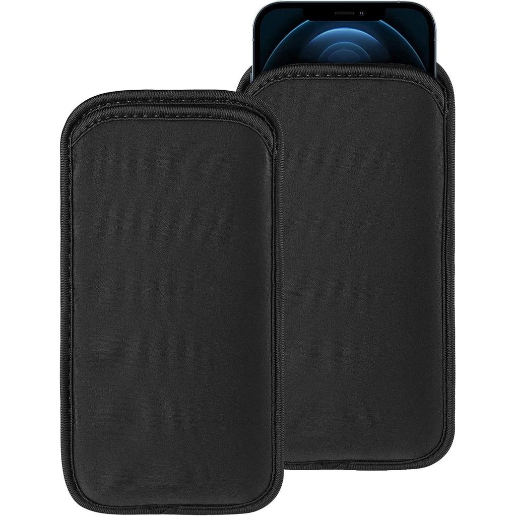 2 PCs Neoprene โทรศัพท์มือถือกระเป๋าโทรศัพท์สําหรับ Apple iPhone 16 Pro Max 16 Plus Galaxy S25 Ultra