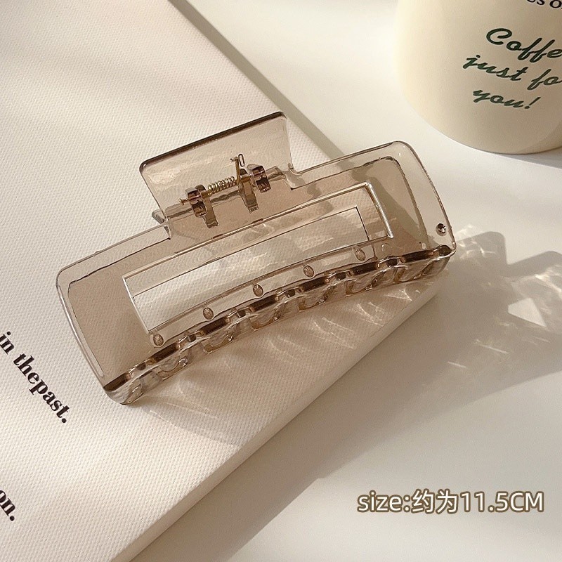 กิ๊บฉลามอะคริลิกโปร่งใส สไตล์เรียบง่ายสำหรับการแต่งผมแฟชั่น - รูปที่ 6