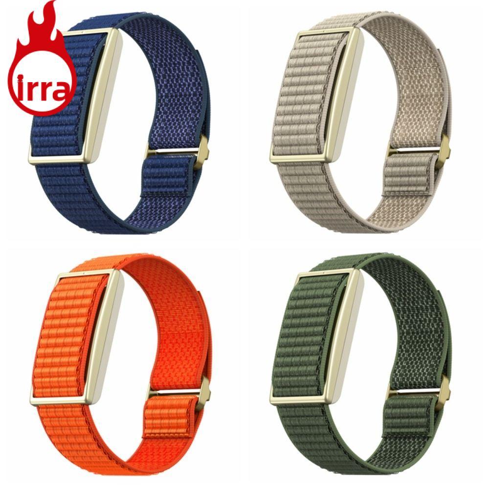 IRRA Sport Band, Loop Design Nylon Fitness Tracker Strap, สายรัดข้อมือทดแทนแบบปรับได้ระบายอากาศได้สํ