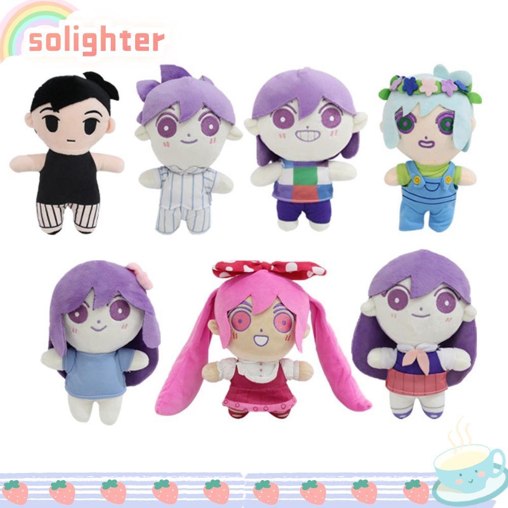 SOLIGHTER OMORI ตุ๊กตาตุ๊กตา,Omori Plush 20 ซม.คอสเพลย์ Props, Sunny Merch Omori เกม Related Plushie
