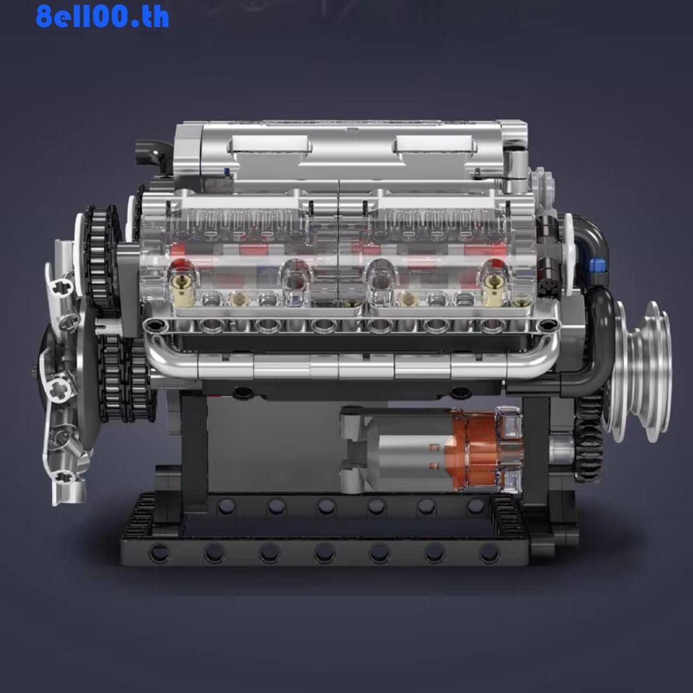 DARNELLYA V8 Engine Building Block, V8 กระบอกรุ่นขับเคลื่อนไฟฟ้าชุดอิฐรถเทคนิค, แบตเตอรี่ขับเคลื่อนม