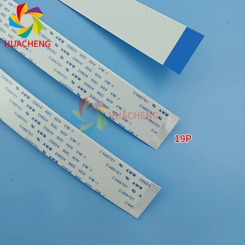 10 ชิ้น 19pins Printhead ข้อมูลสาย DX5 7610 สําหรับ Eps 7620 7110 7510 Printhead FFC แบน 19 P 400 มม