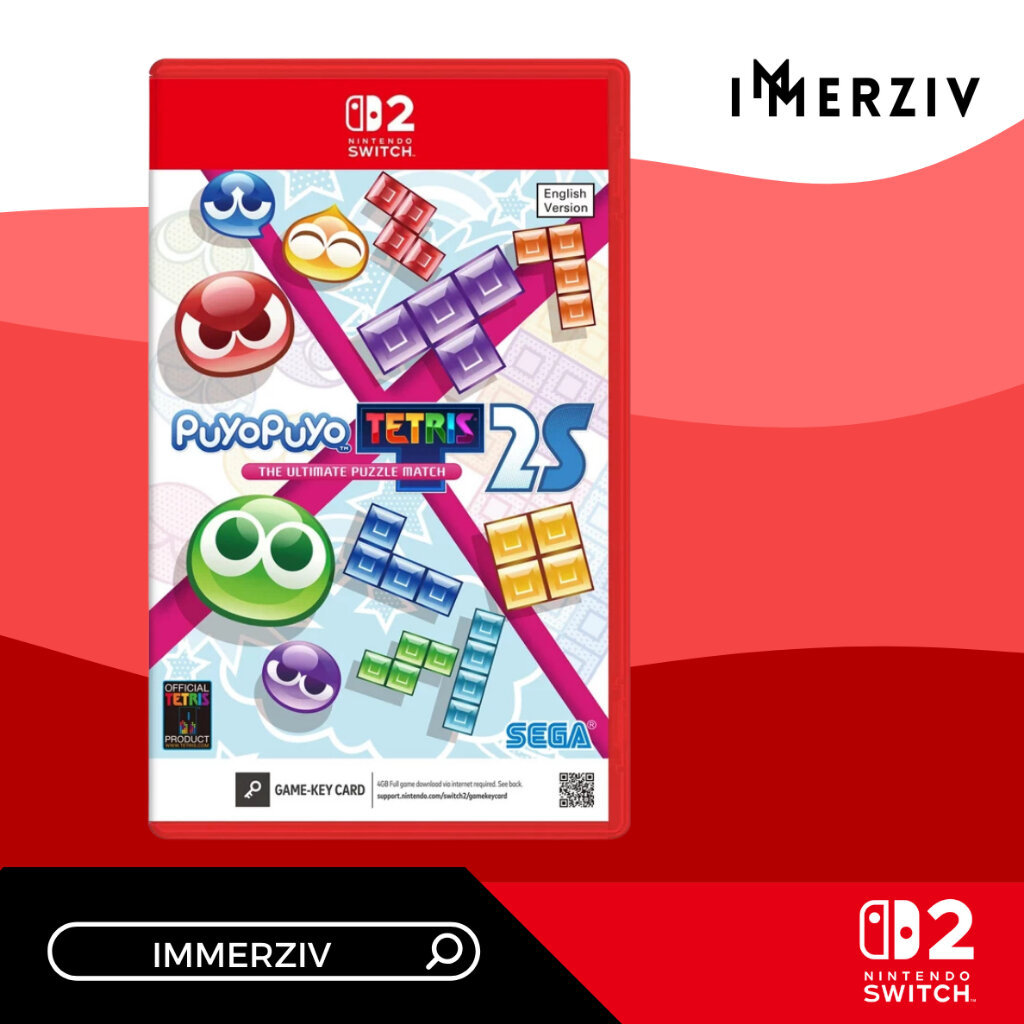 (พร้อมส่ง) SWITCH-2 PUYO PUYO TETRIS 2S (GAME KEYCARD) (R1/US) (GAME) (ENG)