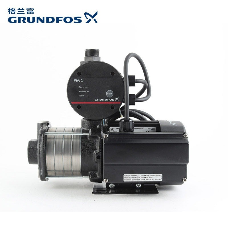 ปั๊มเพิ่มแรงดันและรักษาแรงดันน้ำอัตโนมัติ Grundfos รุ่น CMB3-37 และ PM1