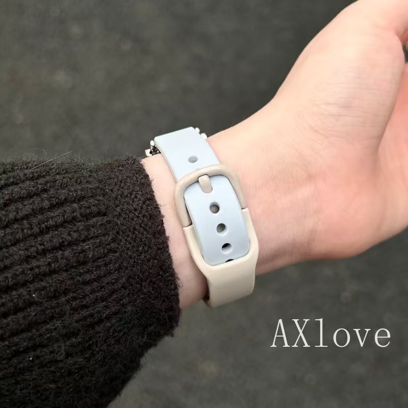 18 มม.20 มม.22 มม.ซิลิโคนสําหรับ Samsung Galaxy Watch 8 7 FE 6 4 5 Pro Classic Gear S3 Active 2 40 44 มม.สายนาฬิกากีฬา - รูปที่ 7