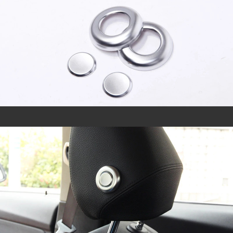 Car styling seat headrest button decorative cover for BMW 3/4 series 3GT F30 F31 F32 F33 F34 F36 int