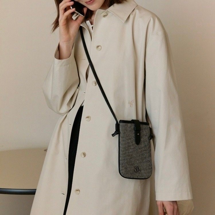 พร้อมส่ง กระเป๋า depoundation Authentic Korean กระเป๋าผ้าแคนวาส town bag Shoulder Crossbody