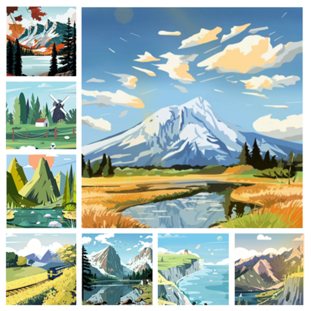 Bemular Art BS1 20*30 กรอบ Wall Art สีตามจํานวนภาพวาดโดยตัวเลขสีผ้าใบภาพประกอบศิลปะ A12