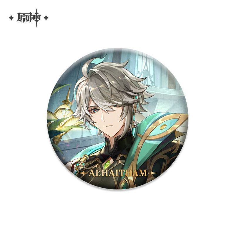 Genshin Impact Alhaitham Alhaitham Theme Series ตัวอักษร Tinplate Badge/thjsd