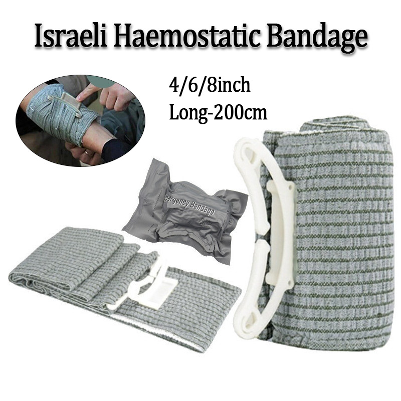 Israeli Bandage ผ้าพันแผลสูญญากาศ สำหรับการแพทย์ฉุกเฉินและบาดเจ็บ ยืดหยุ่นและควบคุมเลือดได้ดี